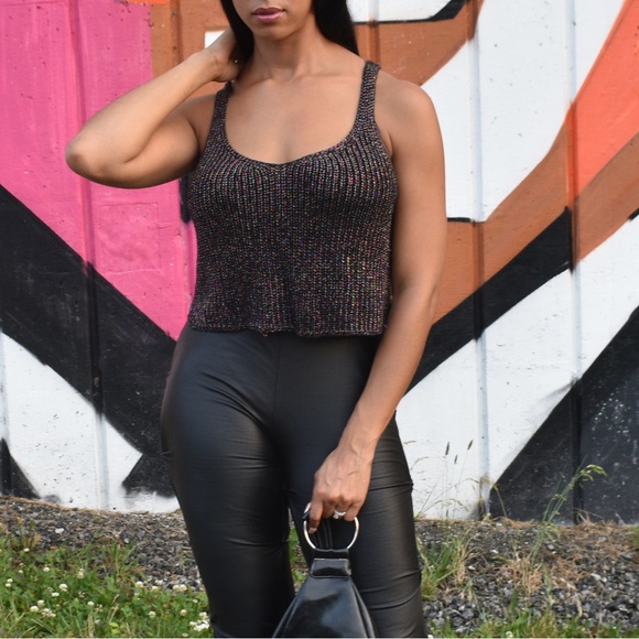 American Apparel glitter tank size small - Picture 1 of 13